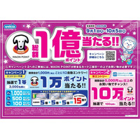 WAON POINT 総額1億ポイント当たる!!キャンペーン