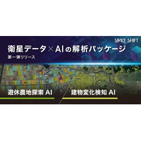【正式提供開始】衛星データをもっと使いやすく、もっと便利な社会に ─スペースシフト、衛星データ×AI解析を標準パッケージ化　建物変化検知AI／遊休農地探索AIを提供開始