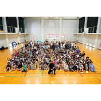 わたSHIGA輝く国スポ総合開会式を前にPR大使 西川貴教氏が小学校をサプライズ訪問しスポーツで交流！