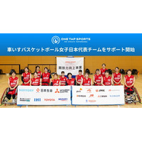 ユーフォリアのONE TAP SPORTS、車いすバスケットボール女子日本代表チームの公式サプライヤーに採用