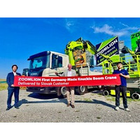 Zoomlion、初のドイツ製ナックルブームクレーンを納入し、欧州における現地化戦略を強化