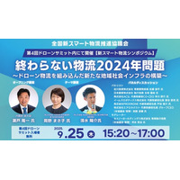 第4回ドローンサミット出展と新スマート物流シンポジウム開催のお知らせ
