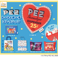 『PEZ』のレトロ可愛い「トート＆ポーチコレクション」がカプセルトイに登場！