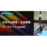 Qlean Dataset、「日本人の単独・全身画像データセット」を提供開始
