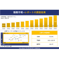 酪酸 市場調査レポート - 世界市場規模、シェア、傾向の見通し、2025－2035年