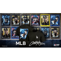 壁画アーティスト『OVER ALLs』とMLBのオリジナルデザインTシャツを9月20日よりMLB Shopにて受注販売
