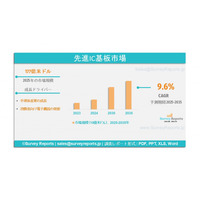 先進IC基板市場：世界調査報告書、需要、規模、開発、メーカーシェア、成長、動向、見通し（2025年～2035年）である。