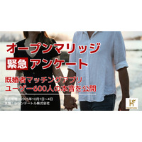 「オープンマリッジ」緊急アンケート＠既婚者マッチングアプリユーザー600人の本音を公開