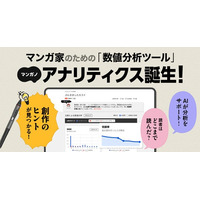 はてなと「少年ジャンプ＋」がマンガ家のためのデータ分析ツール「マンガノアナリティクス」を共同開発。10月8日（水）よりクローズドβ版が先着250名限定で利用可能に！ 新人からプロ作家まで無料で使用可。