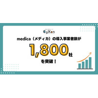 介護・医療・福祉業界特化型採用代行サービス「medica（メディカ）」導入事業者数が1,800社を突破、AIと伴走型支援で業界の人材不足解消に貢献