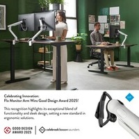 Colebrook Bosson Saundersの「Flo Monitor Arm」が2025年グッドデザイン賞を受賞