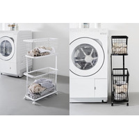 【山崎実業 towerシリーズの新商品】スリムなサイズになったランドリーワゴン+バスケット や、上履き用のシューズハンガーなど、新商品が発売になりました。