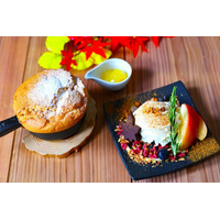 茶屋本陣 畔屋 “cafe KOMON 湖紋”季節限定「富士山紅茶と林檎のパンケーキ」販売開始！