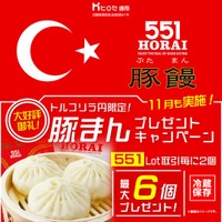 LION FXトルコリラ円限定 551Lot取引で豚まんプレゼントキャンペーン!を実施