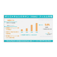 ポリジメチルシロキサン（PDMS）フィルム市場：世界調査報告書、需要、規模、開発、メーカーシェア、成長、動向、展望（2025年～2035年）