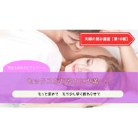 【夫婦の営み】「もっと求めて」「もう少し早く終わらせて」──セックスに“あるのに不満足“な夫婦100人の本音：第10報