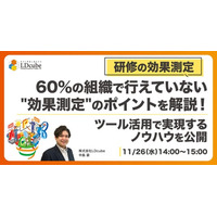 「【研修の効果測定】60％の組織で行えていない