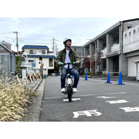 さいたま市中央区区民まつりで電動サイクルの交通安全啓発および試乗会を実施