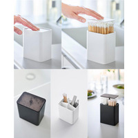 【山崎実業 新商品のお知らせ】 ポップアップ式の綿棒ケースと、マグネット式ワイヤレス充電に対応したスマートフォンスタンドが発売になりました。