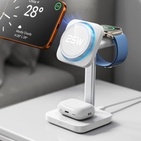ESR｜3デバイス同時充電！人気のQi2 25W 3in1充電ステーションにホワイトモデルが仲間入り。