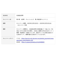 12月開始の「dポイント」「d払い」自治体キャンペーン