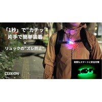 日本初上陸の蓄光・透明FIDLOCK搭載   磁力でカチッと自動ロックするチェストベルト「CLIXION（クリクション）」  Makuake にて先行販売開始