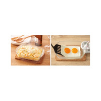 半透明な耐熱ガラスが料理を引き立てる。こびり付きにくくお手入れ簡単なガラスオーブンウェアの販売店舗拡大