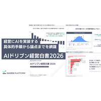 Kaizen Platform、経営にAIを実装する具体的手順から論点までを網羅した「AIドリブン経営白書2026」を無償公開