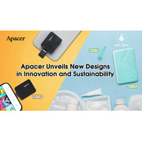 Apacer、次世代のクリエイティブ性能を搭載したECOシリーズとAS714ポータブルSSDを発表