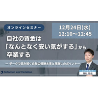 自社の賃金は「なんとなく安い気がする」から卒業する 　― データで読み解く自社の報酬水準と見直しのポイント―