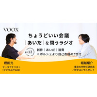 ちょうどいい会議｜あいだ｜を問うラジオ『Ep12: 創作｜あいだ｜消費　※ポルシェより自己表現のZ世代』音声教養メディアVOOX/Spotifyにて、配信開始！