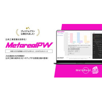 公共工事入札意欲予測レポートAIエージェント「Metareal パブリックワークス(Metareal PW)」プレミアムプラン12/5提供開始