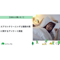 【おうちにプロ】エアコンクリーニングと睡眠の質に関するアンケート調査