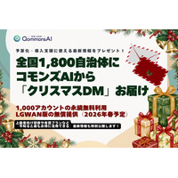 Polimill、全国1,800自治体へ“クリスマスDM”を発送！！来年度予算づくりと行政課題の解決に役立つQommonsAI活用情報をお届け！
