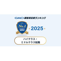 【GMO顧客満足度ランキング】ハイクラス・ミドルクラス転職の総合1位はJAC Recruitment【GMOリサーチ＆AI】