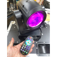 新製品 リモコンで制御可能な150Wムービングライト「VL-150W-Moving-IR」照明卓やDMXを使わずにムービングライトを制御できます。ホストクラブやガールズバー・カラオケ店などにおすすめ！