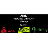急成長する動画・CTV広告市場向け　リッチクリエイティブプラットフォーム「Adctv/airtory/SOCIAL DISPLAY」　12月11日より国内独占提供を開始