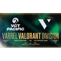 eスポーツチーム「VARREL」VCT Pacific 2026へ参戦決定