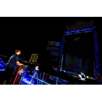 2,000機以上のドローンを使用した、世界初の空中テトリス公式戦 Red Bull Tetris(R) World Final
