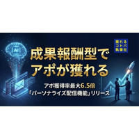【成果報酬型】アポ獲得率が最大6.5倍改善する『獲れるセールス』新機能「パーソナライズ配信機能」を正式リリース