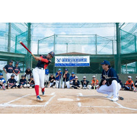 元プロ野球選手・里崎智也さんが指導「瀬長島少年野球教室」を沖縄で開催