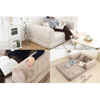 「脱力の新習慣」をテーマにした「だらりんソファ」を新発売。ソファとベッドの2WAY設計で全身休業日を提案。