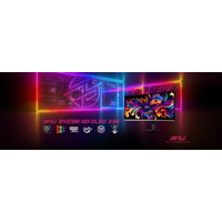 第5世代QD-OLEDパネルとRGBストライプ構造を搭載 MEG X、MPG 341CQR QD-OLED X36