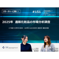 TPCマーケティングリサーチ株式会社、『2025年　通販化粧品の市場分析調査』について、調査のポイントをインタビューした記事を公開