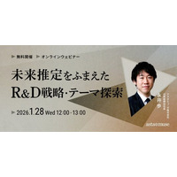 経営企画・事業戦略担当者、新規事業担当者向けの無料ウェビナー「未来推定をふまえたR&D戦略・テーマ探索」を再開催