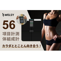 1月30日（金）11時にCAMPFIREにて登場：56項目もの詳細データを自宅で計測。WELSY「CF625」全身スキャン体組成計。今すぐ事前登録最大40％OFF！ さらにキャンペーン実施中！