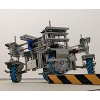段差に強い全方向搬送ロボットを開発
