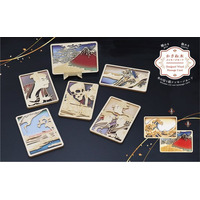 日本を代表する浮世絵師の名作を木の切り絵で再現！「かさね木メッセージカード」シリーズから新商品6種を1月17日（土）発売