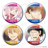 アニメ「えぶりでいホスト」ホログラム缶バッジ4個セット、ついてっく缶バッジ4個セット、ついてっく厚みアクリルスタンド、ついてっくダイカットステッカーの受注を開始しました！