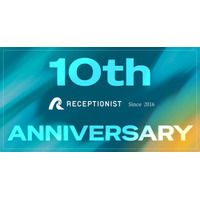 年間受付回数500万回突破／創業10周年クラウド受付システム「RECEPTIONIST」、業界トップシェア×ユーザー支持を獲得し、働き方DXの最前線へ(※)